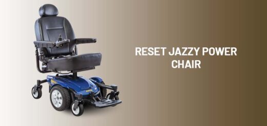 RESET JAZZY POWER CHAIR