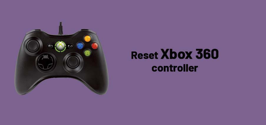 Reset Xbox 360 controller