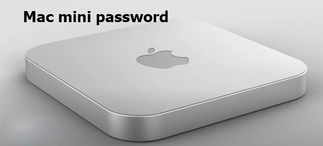 Reset Mac mini password