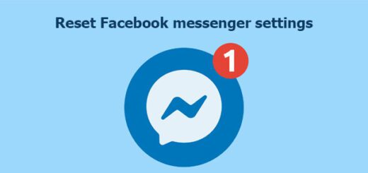 reset Facebook messenger settings