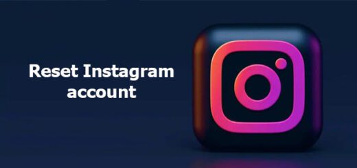 reset Instagram account