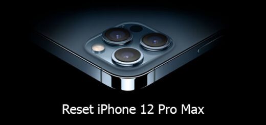 reset iPhone 12 pro max