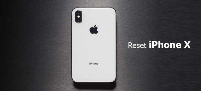 reset iPhone X