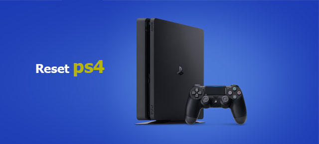 How to reset ps4