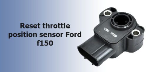 reset throttle position sensor Ford f150