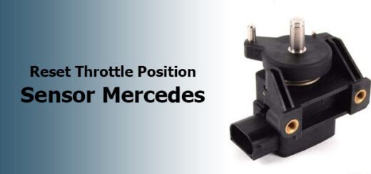 reset throttle position sensor Mercedes