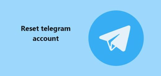 reset telegram account