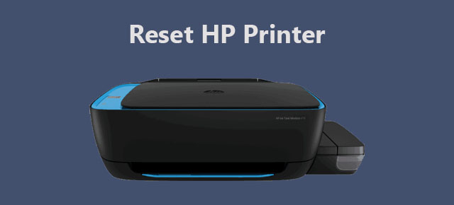 reset HP printer